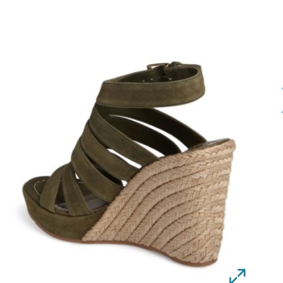 Tory Burch Bailey Multi-Strap Wedge Espadrille 9.5 - Picture 8 of 8